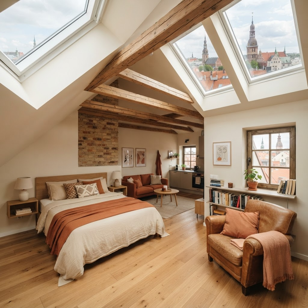Attic apartment in the Old Town